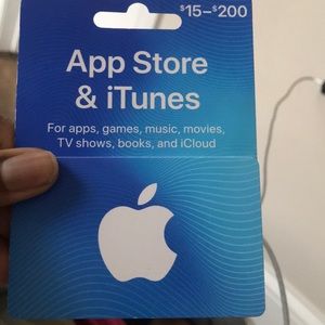 Unused App Store & iTunes Gift Card